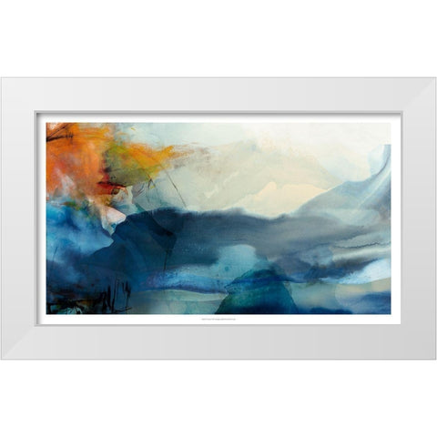 Devotion White Modern Wood Framed Art Print by Jasper, Sisa