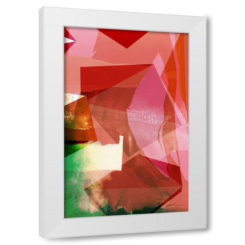 Coral Shapes II White Modern Wood Framed Art Print by Jasper, Sisa