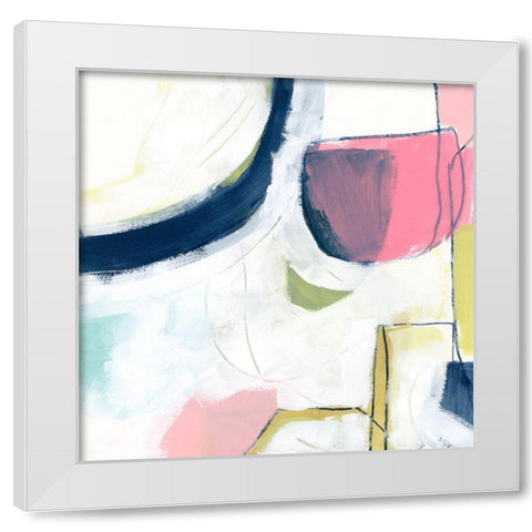 Automaton I White Modern Wood Framed Art Print by Vess, June Erica