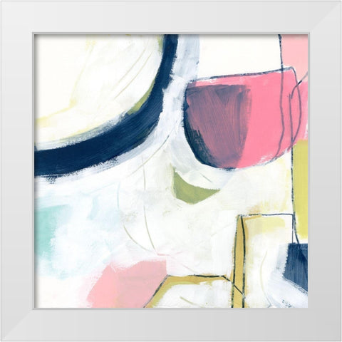 Automaton I White Modern Wood Framed Art Print by Vess, June Erica