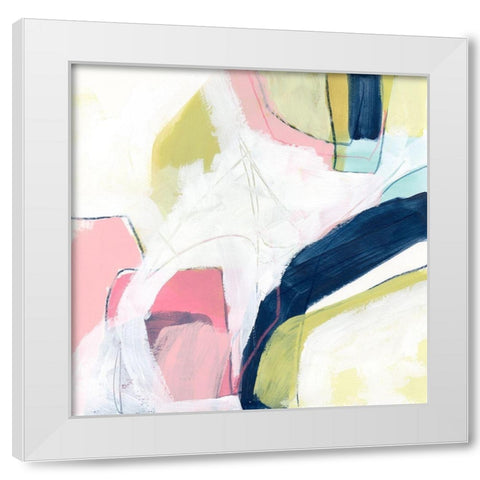 Automaton II White Modern Wood Framed Art Print by Vess, June Erica