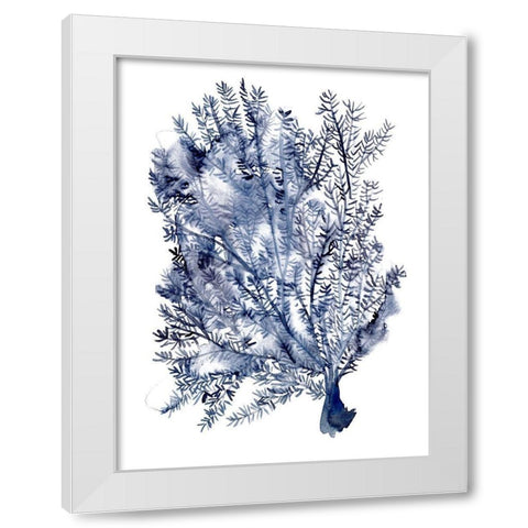 Seaweed Under Water II White Modern Wood Framed Art Print by Wang, Melissa