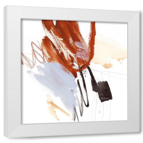 Iron and Down II White Modern Wood Framed Art Print by Borges, Victoria