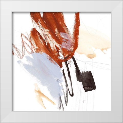 Iron and Down II White Modern Wood Framed Art Print by Borges, Victoria