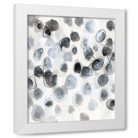 Encompass I White Modern Wood Framed Art Print by Vess, June Erica