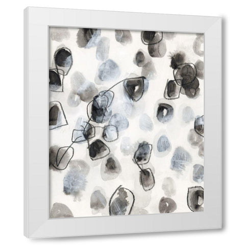 Encompass IV White Modern Wood Framed Art Print by Vess, June Erica