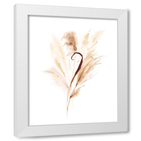 Soft Gathering II White Modern Wood Framed Art Print by Borges, Victoria