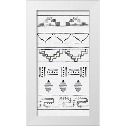 Paz I White Modern Wood Framed Art Print by Parker, Jennifer Paxton
