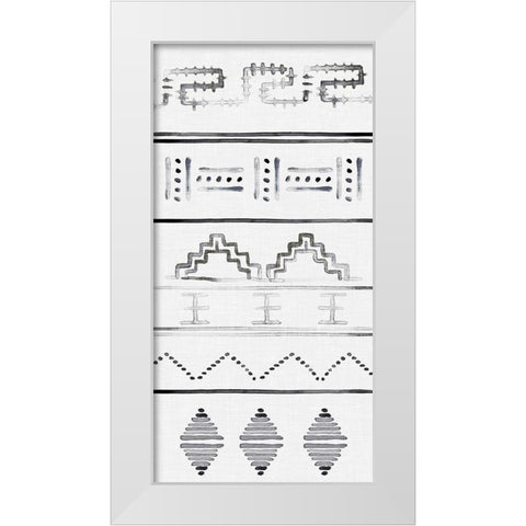 Paz III White Modern Wood Framed Art Print by Parker, Jennifer Paxton