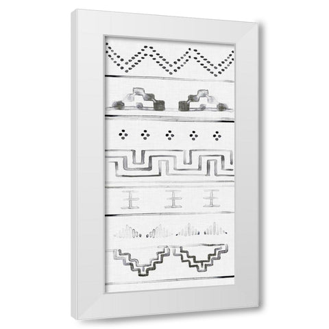 Paz IV White Modern Wood Framed Art Print by Parker, Jennifer Paxton
