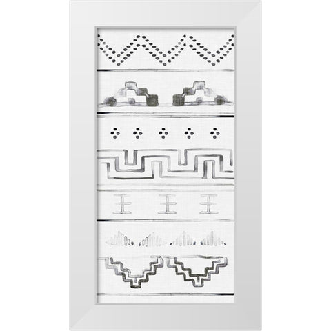 Paz IV White Modern Wood Framed Art Print by Parker, Jennifer Paxton