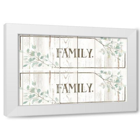 2-UP Eucalyptus Family I White Modern Wood Framed Art Print by Popp, Grace