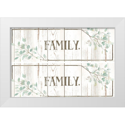 2-UP Eucalyptus Family I White Modern Wood Framed Art Print by Popp, Grace