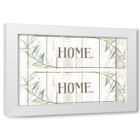 2-UP Eucalyptus Family II White Modern Wood Framed Art Print by Popp, Grace