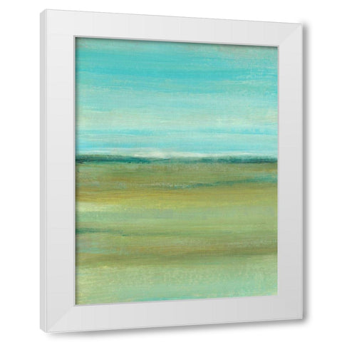 Terra Verde I White Modern Wood Framed Art Print by OToole, Tim