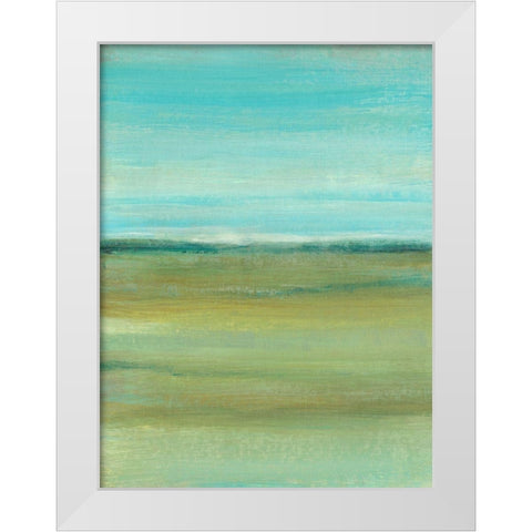 Terra Verde I White Modern Wood Framed Art Print by OToole, Tim