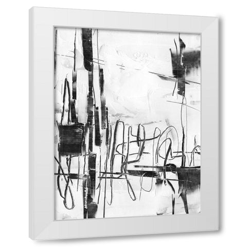 Polar Storm I White Modern Wood Framed Art Print by Harper, Ethan