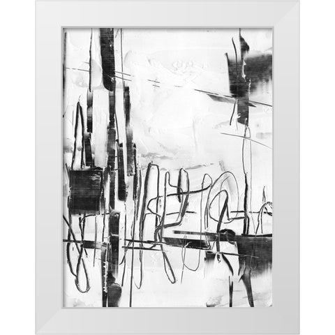 Polar Storm I White Modern Wood Framed Art Print by Harper, Ethan