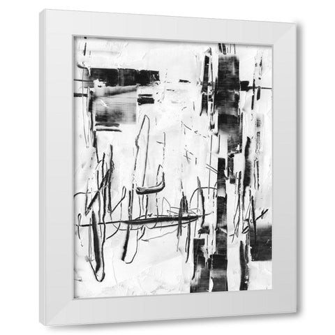 Polar Storm II White Modern Wood Framed Art Print by Harper, Ethan