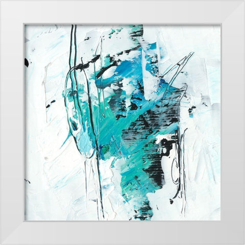 Kinetic Form III White Modern Wood Framed Art Print by Harper, Ethan