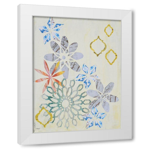 Mandala Arrangement I White Modern Wood Framed Art Print by Avondet, Natalie