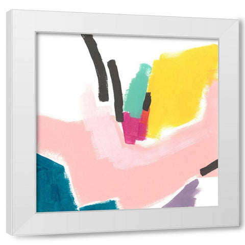 Terminus I White Modern Wood Framed Art Print by Vess, June Erica
