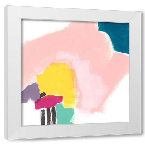 Terminus IV White Modern Wood Framed Art Print by Vess, June Erica