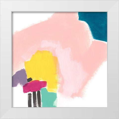 Terminus IV White Modern Wood Framed Art Print by Vess, June Erica
