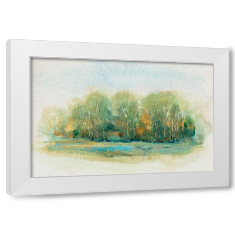 Forest Vignette I White Modern Wood Framed Art Print by OToole, Tim