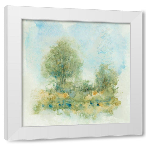 Fluid Landscape II White Modern Wood Framed Art Print by OToole, Tim