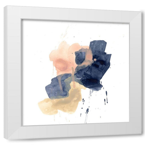 Earthtone Gesture IV White Modern Wood Framed Art Print by Vess, June Erica