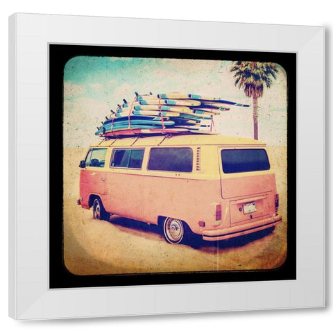 Frames of Travel VI White Modern Wood Framed Art Print by Brown, Thomas