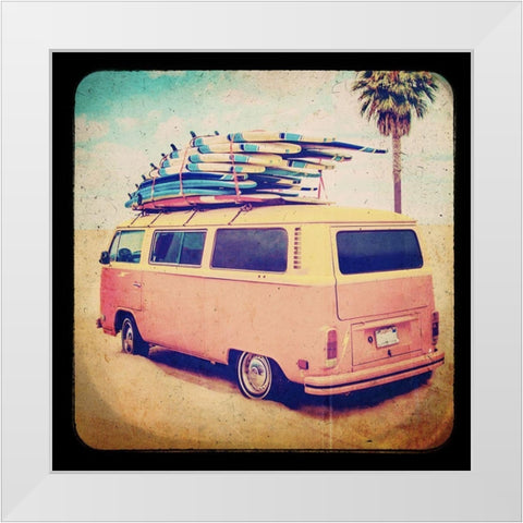 Frames of Travel VI White Modern Wood Framed Art Print by Brown, Thomas