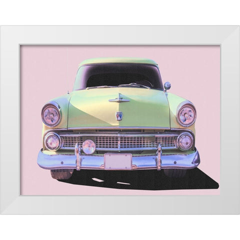 Vintage Ride VI White Modern Wood Framed Art Print by Brown, Thomas