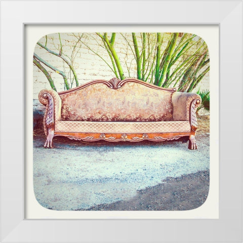 Vintage Office IX White Modern Wood Framed Art Print by Brown, Thomas