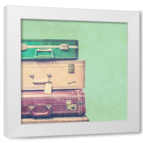 Vintage Office X White Modern Wood Framed Art Print by Brown, Thomas