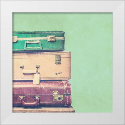 Vintage Office X White Modern Wood Framed Art Print by Brown, Thomas