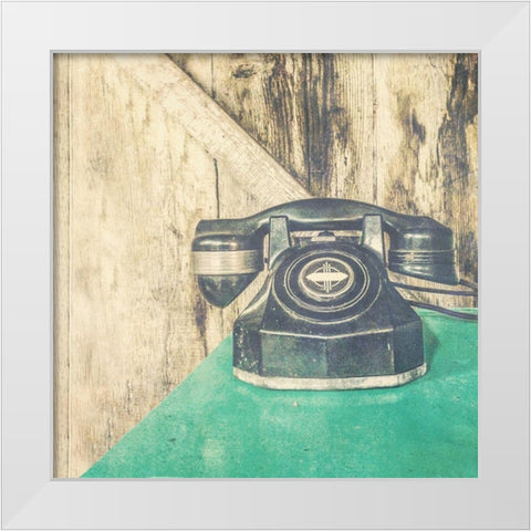 Vintage Office XII White Modern Wood Framed Art Print by Brown, Thomas