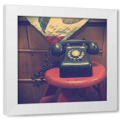 Vintage Office XIII White Modern Wood Framed Art Print by Brown, Thomas