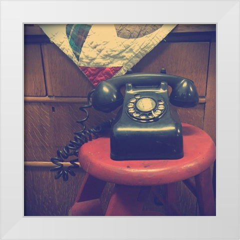 Vintage Office XIII White Modern Wood Framed Art Print by Brown, Thomas