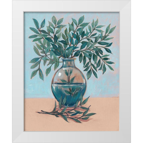 Arrangement II White Modern Wood Framed Art Print by OToole, Tim