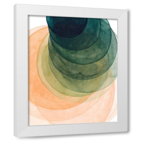 Crystal Spade I White Modern Wood Framed Art Print by Popp, Grace