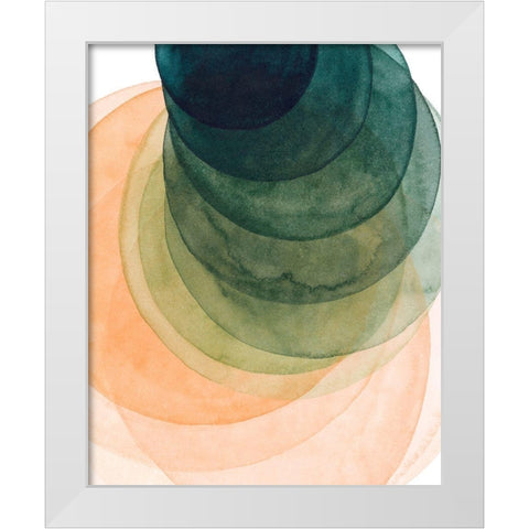 Crystal Spade I White Modern Wood Framed Art Print by Popp, Grace