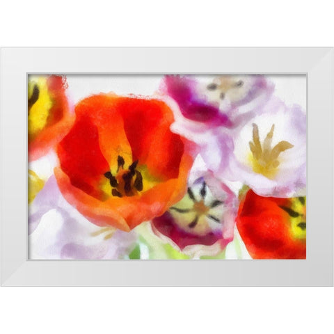 Best Wishes I White Modern Wood Framed Art Print by Hartson-Weddle, Ryan