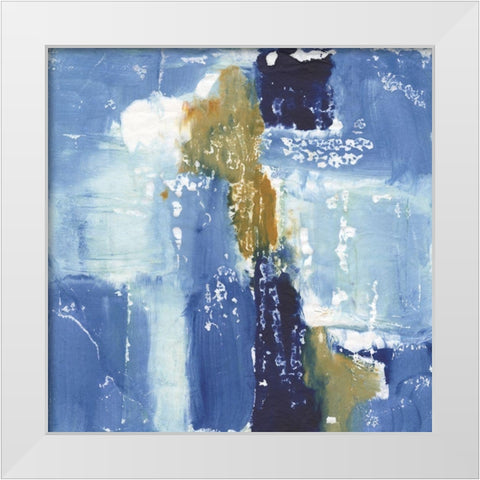 Mystic Touch II White Modern Wood Framed Art Print by Combs, Joyce