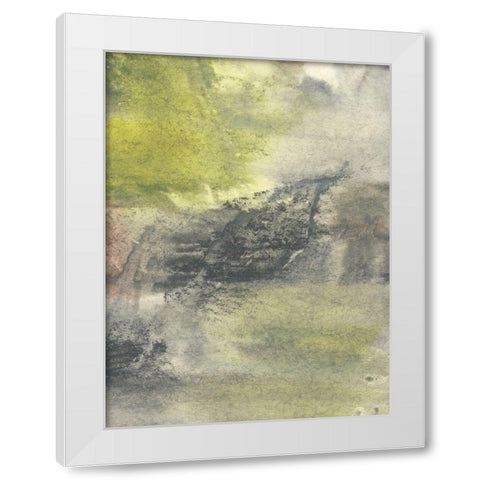 Ancient Drawing II White Modern Wood Framed Art Print by Combs, Joyce