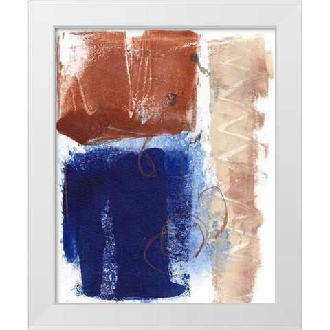Living Colors I White Modern Wood Framed Art Print by Combs, Joyce