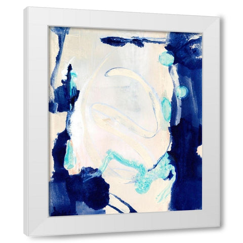 Playful Objects II White Modern Wood Framed Art Print by Combs, Joyce
