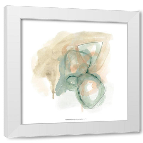 Pastel Theorem I White Modern Wood Framed Art Print by Vess, June Erica