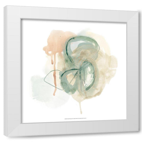 Pastel Theorem IV White Modern Wood Framed Art Print by Vess, June Erica
